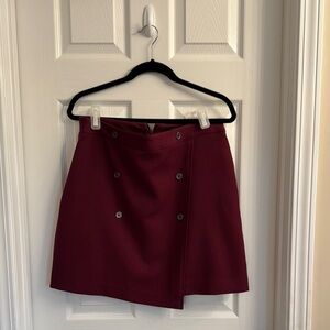 Banana Republic Maroon Skirt